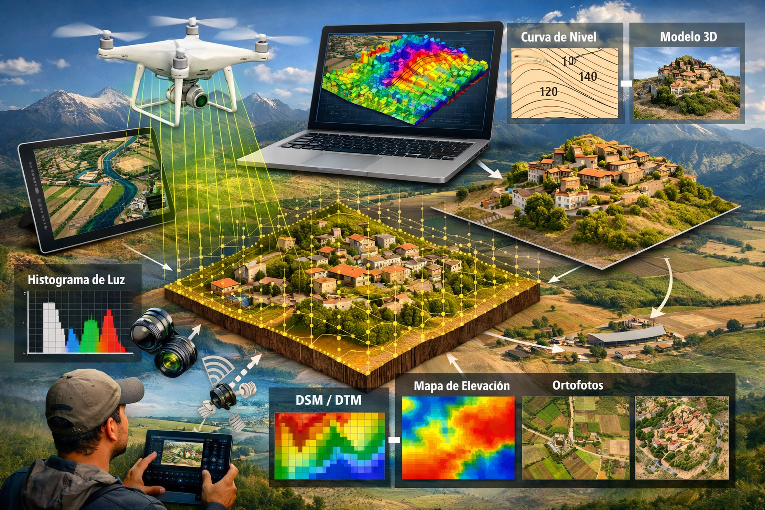 Fotogrametría por Dron